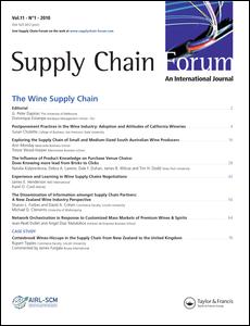 supply chain forum journal cover