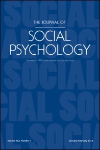 social psychology journal cover