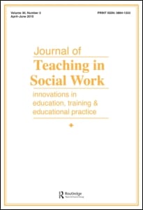 teaching in social work journal cover