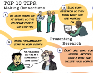 top 10 tips making connections infographic