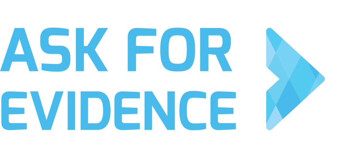 Ask for Evidence logo