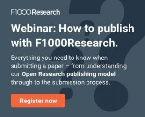 Register for the webinar - how to publish with F1000Research